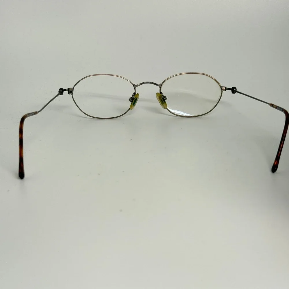 Gucci GG 2623‎ 7GK Oval Metal Eyeglasses Frames Bronze Tortoise Italy 48-19-140